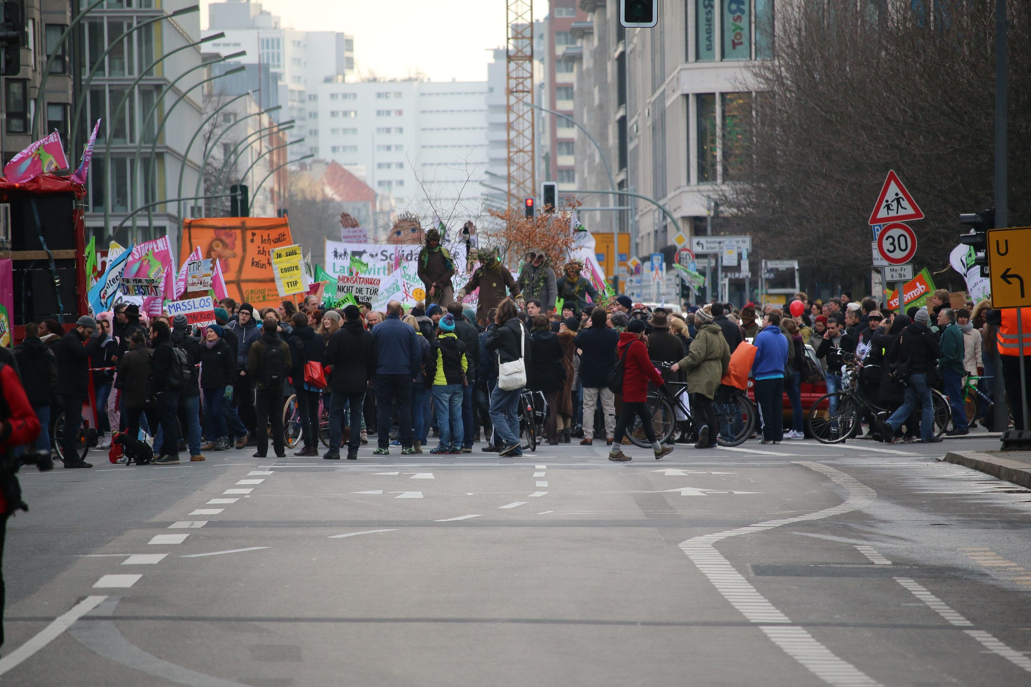 Demonstration „Wir haben es satt!“