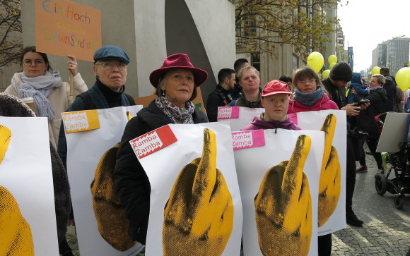 Gegen behindertenfeindliche Politik