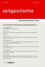 Zeitgeschichte: Landwirtschaft und Ernährung im Nationalsozialismus