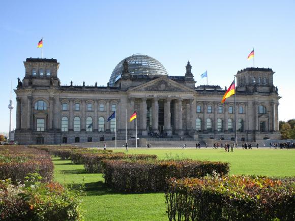 Das Reichstagsgebäude in Berlin